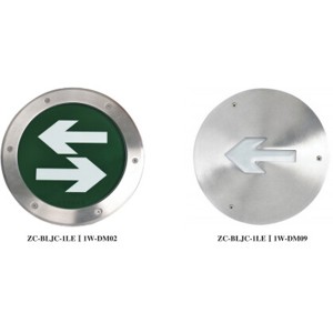 Underground large-sized double-color identification lighting