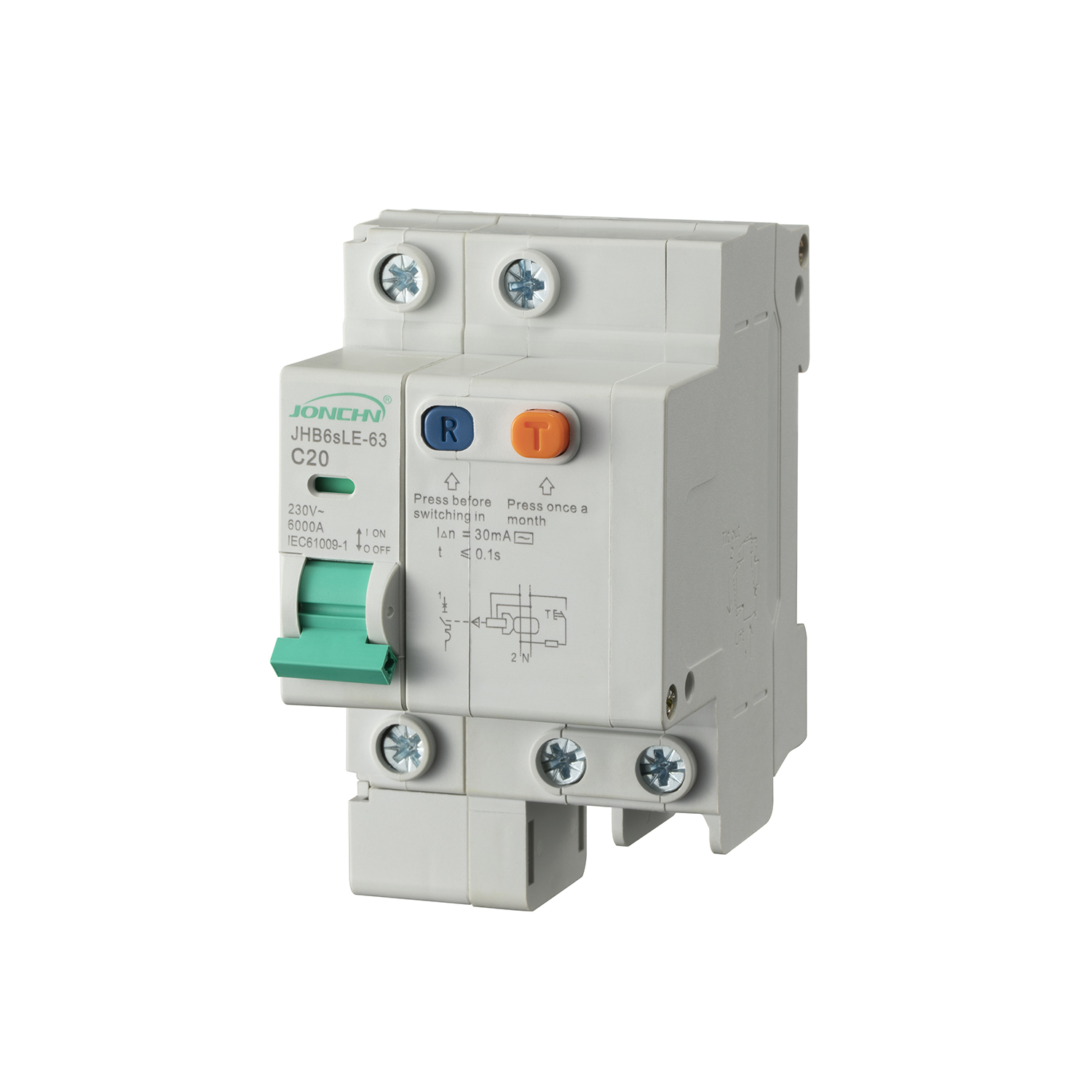 3P MCB Mini Circuit Breaker JHB7 Series